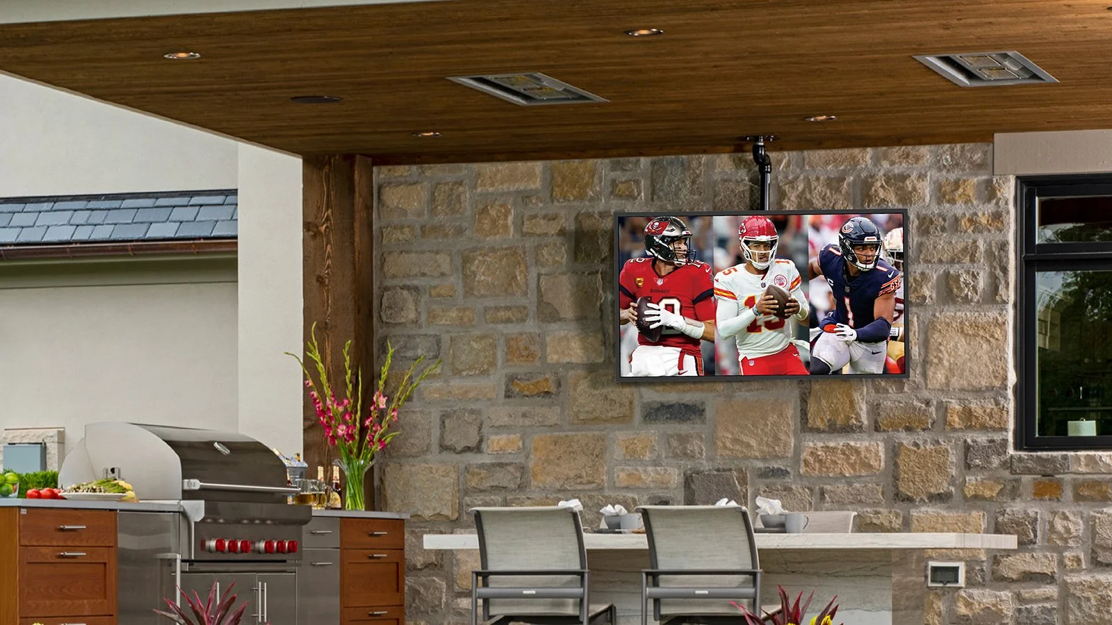 75 inch Semi Outdoor Smart TV — Keewin Display